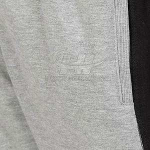 Pantalon de survêtement gris clair pour homme, taille élastique, cordon de serrage, poches latérales, respirant, tricoté, décontracté, pour l'automne - Product Image 6