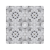 Collection marocaine moderne, carrelage en porcelaine émaillée Subway 300x300mm, motif décoratif, carrelage mural et de sol, faible absorption d'eau