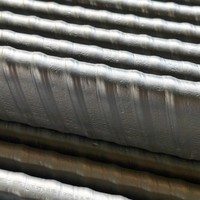Tuyau ondulé en plastique noir haute résistance SYD 1860Mpa, matériau de construction circulaire plat permanent, vente chaude