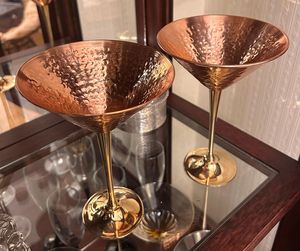 Copper drinking <b>glasses</b> smooth edge safe rim metal tumblers for <b>water</b> juice cocktail durable reusable kitchen drinkware - Product Image 5
