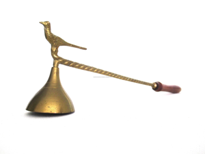 Bougie éteignoir vintage fantaisie en laiton, vente en gros de bougies, extincteur de bougies à motifs, Azora Industries - Product Image 2