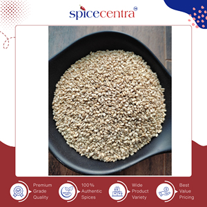 Offre incroyable sur les graines de sésame blanc décortiquées, biologiques, de haute qualité, 99,97 %, pour la cuisine, 1 kg, Inde, de la marque Spicecentra. - Product Image 5