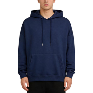 Vestes d'hiver pour hommes à capuche 100% coton, streetwear, haute qualité, service OEM, élégantes, écologiques, respirantes, logo sur le devant - Product Image 1