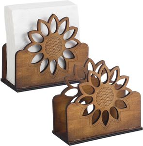 Classic wooden napkin holder timeless design tissue stand dining table organizer traditional home decor eco friendly material - Product Image 3