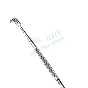 Retractor Senn Miller de doble punta, gancho de piel tipo Snook, gancho de acero afilado y roma para escalada - Product Image 5