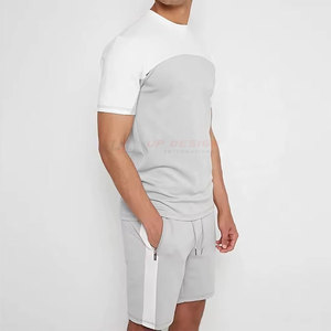 Ensemble d'été pour homme, personnalisé, de haute qualité, en tissu éponge tricoté, tenue de sport décontractée unisexe, pour modes de vie actifs, 100% coton respirant - Product Image 6