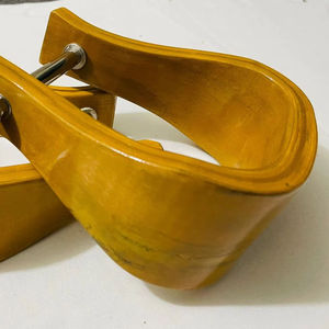 โกลนขี่ม้าม้าไม้แบบพรีเมี่ยมพร้อมบาร์สเตนเลส - Product Image 2