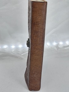 Vintage Peacock Leather Journal – Hand Tooled Embossed <b>Diary</b>, Refillable Handmade <b>Notebook</b> - Product Image 4