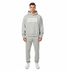 Sudadera con capucha de algodón para hombre con cremallera, estilo desgastado y bordado, de Ranzia Industry Factory, venta al por mayor, fabricante - Product Image 1