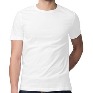 Camisetas personalizadas 100% algodón para hombre, corte regular, transpirables, manga corta, secado rápido frontal, anti-UV, transpirables, OEM, ODM - Product Image 5