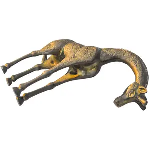 Sculpture d'animal en métal artisanale de luxe, accent moderne pour la maison, statue d'animal en métal haut de gamme, sculpture intérieure moderne polie - Product Image 3