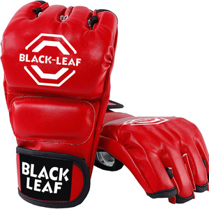 Gants de grappling MMA en gros, gants MMA demi-doigts, gants d'entraînement, gants de combat, logo personnalisé OEM - Product Image 1