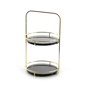 Soporte para Pastel de Madera con Diseño Moderno Personalizable y Decoración MOP para una Presentación Elegante que Combina Belleza y Soporte Práctico - Product Image 3