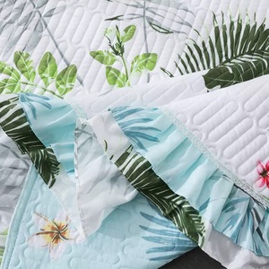 <span class=keywords><strong>Couvre</strong></span>-<span class=keywords><strong>lit</strong></span> matelassé de style européen, 3 pièces, impression réactive, tissu infroissable, jeté de <span class=keywords><strong>lit</strong></span> décoratif d'inspiration vintage - Product Image 4