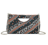 Desainer gaya Bohemian India tas Messenger wanita buatan tangan kapasitas besar tas belanja malam Clutch manik-manik gaya Boho grosir