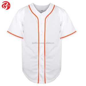 Maillot d'entraînement de baseball et de softball pour hommes de super qualité chemise en polyester respirant boutons couverts excellent pour les vêtements de sport - Product Image 2