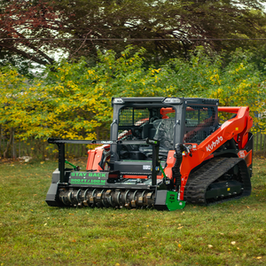 Chargeuse compacte industrielle Kubota avec broyeur, excellente qualité, prix de gros, puissante machine de coupe de broussailles - Product Image 1