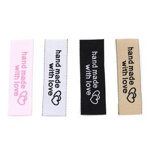 Étiquettes personnalisées en satin écologiques pour vêtements avec impression par transfert thermique, étiquettes de lavage pour vêtements et étiquettes tissées pour le cou - Product Image 5