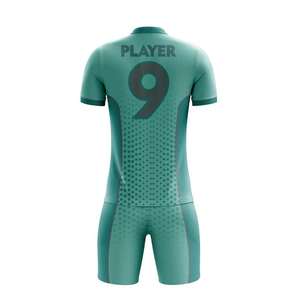 Ensemble de maillots de football unisexe pour adultes, 100% polyester, séchage rapide, manches courtes, toutes saisons, personnalisable, col rond, impression numérique - Product Image 6