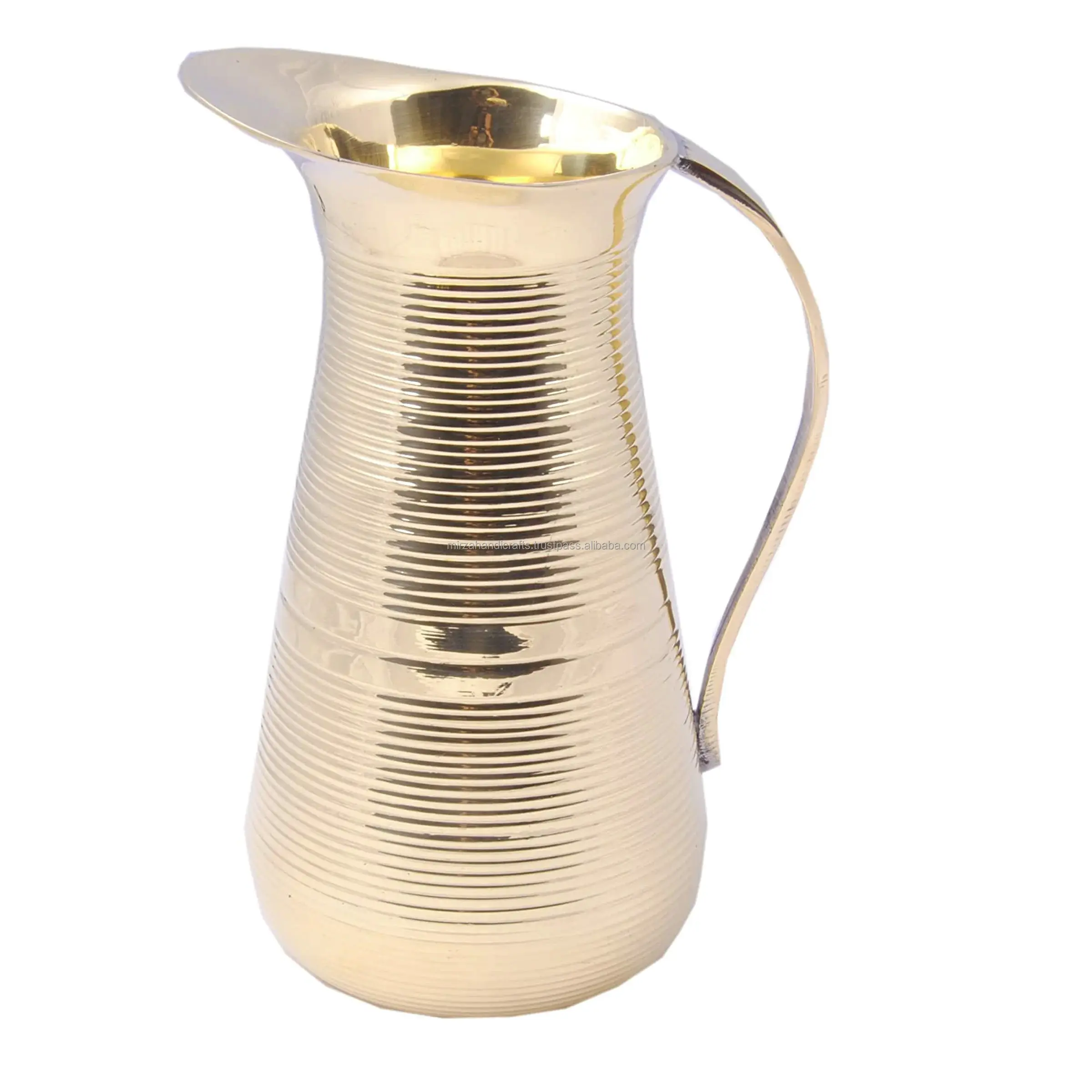 Brass hoàn thành bình nước thủ công nước Jug Pitcher Sản phẩm chất lượng cao giá tùy chỉnh và đóng gói