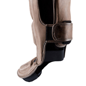 High Quality Leather Boxing <b>Training</b> Shin Guard Instep Custom Design Professional Adult Fighting Factory Direct Wholesale - Product Image 2