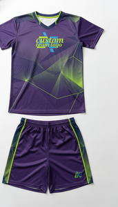 ชุดเสื้อและกางเกงวอลเลย์บอลลายทางสีแดงเลือดหมูแบบคลาสสิกสั่งทำขายส่ง OEM ชุดยูนิฟอร์มทีมระบายเหงื่อได้ดี ชุดกีฬาแบบซับลิเมชั่น - Product Image 3
