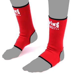 Protège-chevilles Muay Thai en coton élastique, design incurvé, pour entraînement MMA, Kickboxing, Boxe - Product Image 5