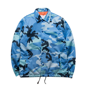 Liberaiders Reversible <b>Coach</b> Jacket High Woven Water Proof Zippered Closure Hooded Streetwear for Autumn XS Single Pattern - Product Image 6