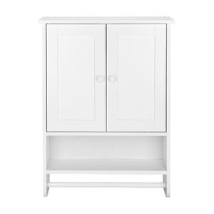 Pensile pensile a doppia porta (65X48.7X14.6cm) ripiani bagno con lavavetri - Product Image 2