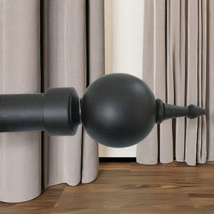 Modern Metal <b>Curtain</b> Rod <b>Finials</b> for 20mm Rod Heavy Duty Wholesale - Product Image 1