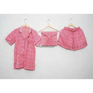 Nuevo Conjunto de Pijama de Manga Corta 100% Algodón para Mujer, Lindo Conjunto de Pijama con Dibujos Animados, Traje de Casa Japonés Simple, Ropa de Dormir Corta para Mujer - Product Image 4