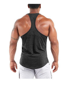 Camiseta Deportiva Personalizada para Hombre, de Poliéster/Algodón, Transpirable, de Secado Rápido, para Fisicoculturismo, Entrenamiento y Ejercicio - Product Image 3