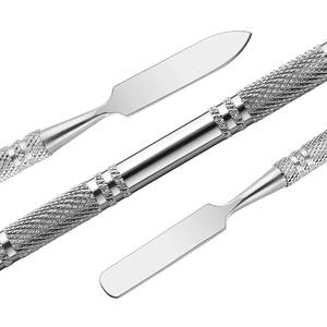 Morje Surgical Stainless Steel <b>Nail</b> Cuticle Pusher Tool Set Double Head Flat Reusable Manicure <b>Kit</b> - Product Image 1