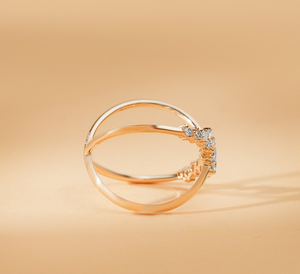 Elegante Anillo de Diamantes de Laboratorio Vintage con Certificado IGI, Chapado en Oro, Corte Brillante, Diamantes Rellenos, Joyería Fina para Mujer, Anillo de Compromiso y Boda - Product Image 4