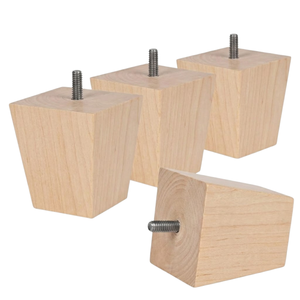 Heavy Duty Hardwood Furniture Legs Modern Solid Wood Sofa Support Legs for Apartment Villa and Office Furniture Use - Product Image 1