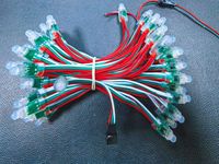 DC5V 0,3W WS2811 12MM LED-Pixellicht Punktmatrix IP67 Wasserdichte Werbetafel Anzeige Landschafts-Baumbeleuchtung Lichterkette