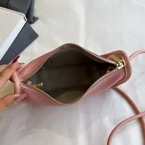 Bolso cruzado de piel auténtica de vaca 100% para mujer, nuevo bolso de hombro de alta capacidad, bolso de mano para mujer 1 - Product Image 5