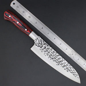 Ensemble de couteaux de chef professionnels en acier Damas faits à la main, manche en bois, pour chefs, cuisiniers, couteau de cuisine - Product Image 4