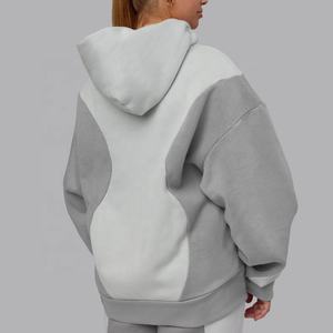 Ensemble de survêtement unisexe personnalisé avec logo, sweat à capuche zippé et pantalon de jogging en molleton, style streetwear, vente en gros OEM - Product Image 3