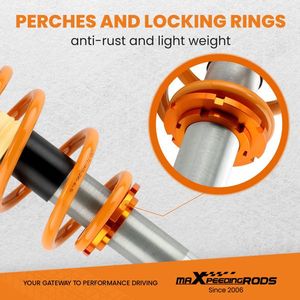 Kit Sospensioni Ribassate Coilover per Audi A4 B6 B7 8E FWD + 4WD QUATTRO, Ammortizzatori e Sistemi di Sospensione Tuning - Product Image 4