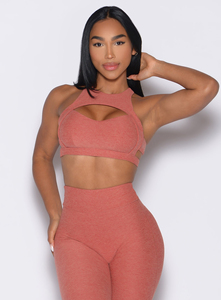 Soutien-gorge de sport dos nageur vert clair pour femme, écologique, antibactérien, confortable, à transfert thermique, sans armatures, respirant, en Spandex - Product Image 6