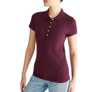 Camiseta Polo de Algodón 100% para Mujer, Uso en Verano, Corte Regular Cómodo, Logotipo Bordado Personalizado, OEM/ODM - Product Image 4
