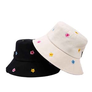 หมวกบักเก็ตผ้าฝ้ายน้ำหนักเบาสำหรับกิจกรรมกลางแจ้ง ขายดี แห้งเร็ว รุ่นใหม่ล่าสุด ปักลายสวยงาม - Product Image 2