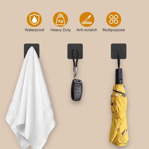 Set di 6 Ganci Adesivi Resistenti e Impermeabili per Doccia e Asciugamani, per Bagni, Cucine, Uffici - Appendiabiti Pratici - Product Image 2