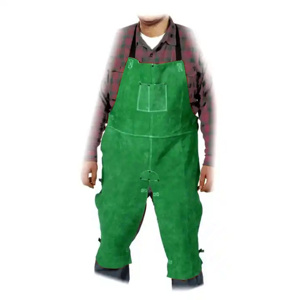 Premium Brown Cowhide Split Leather Industrial Safety Household Cleaning Tools <b>Accessories</b> Cowhide Leather Welding Apron - Product Image 4