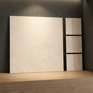 Carreaux de porcelaine polis effet marbre gris 600x600mm 600x1200mm Garantie 4 ans 12mm d'épaisseur Antibactérien Grand format Intérieur - Product Image 4