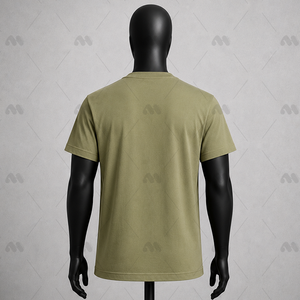 เสื้อยืดผู้ชายผ้าฝ้าย แขนสั้น แห้งเร็ว ระบายอากาศดี ทรงปกติ ยืดหยุ่น ชุดกีฬา สีพื้น ปักลายได้ตามสั่ง สวมใส่สบาย - Product Image 4