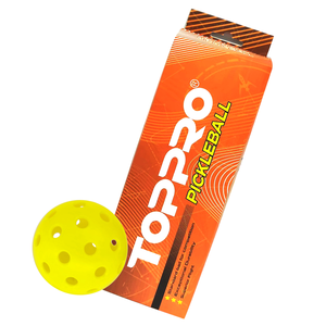 Balles de pickleball en nid d'abeille en aramide jaune 74MM avec logo personnalisé en gros pour l'extérieur - Product Image 1