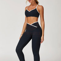 Ensemble de yoga pour femmes avec logo personnalisé, nouveau design, séchage rapide, respirant, léger, prix bas, vente en gros