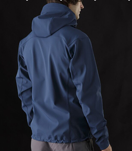 Men's Black Winter Embroidered Zipper Waterproof Windproof Bomber Jacket Canvas Casual Thickened Thermal Fashion <b>Coat</b> - Product Image 4